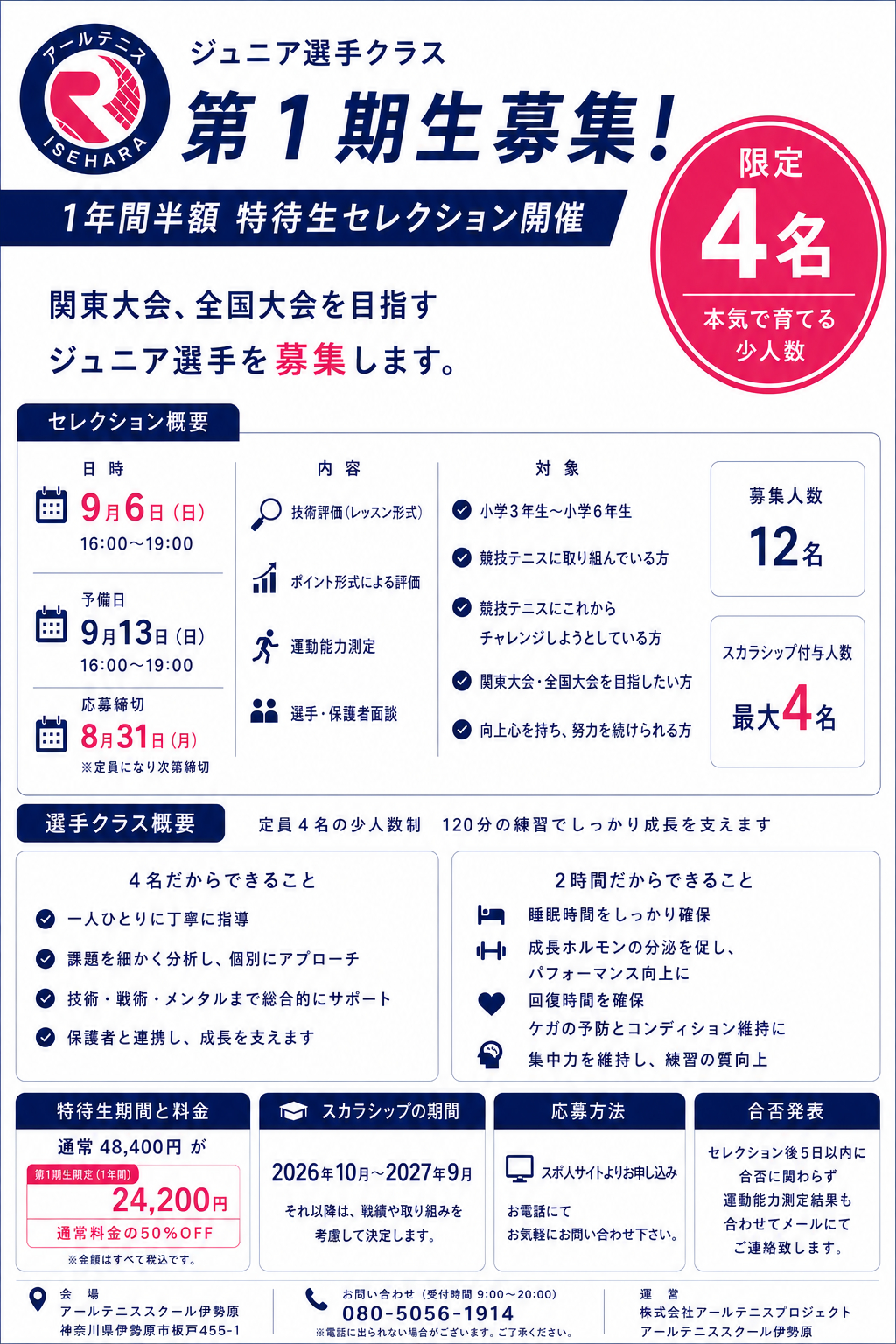 第1期生募集チラシ